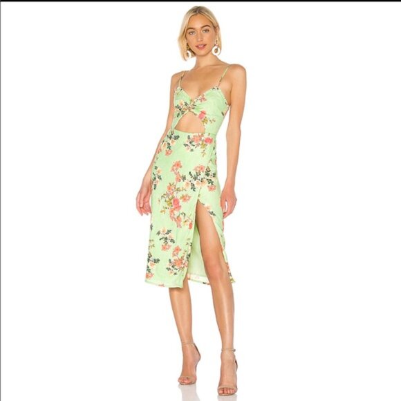 Lovers + Friends Revolve Jolie Dress Green small - Picture 10 of 10